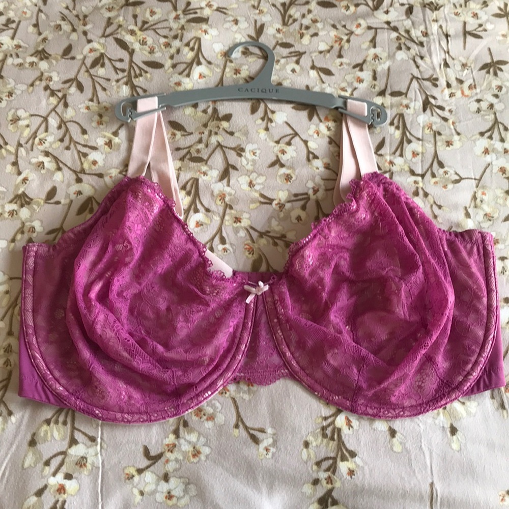 Cacique Lace Unlined Full Coverage Bra